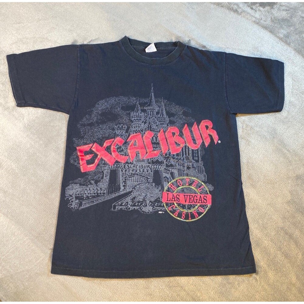 Excalibur, Las Vegas, Casino, single stitch, 1990s Vintage shirt, Adult Medium